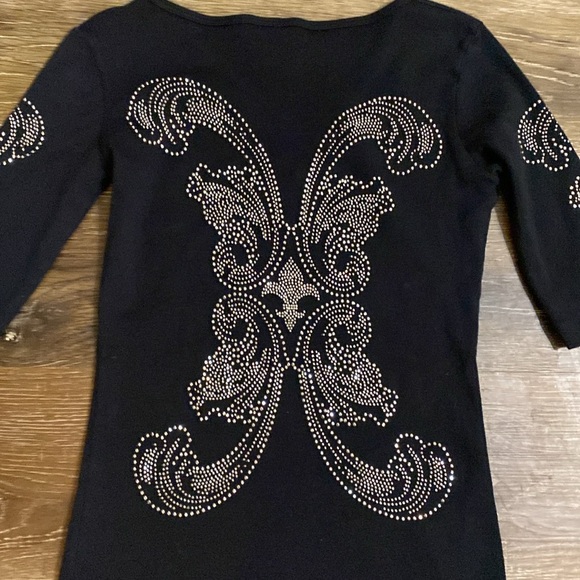 Avangard v-neck top - Picture 5 of 10